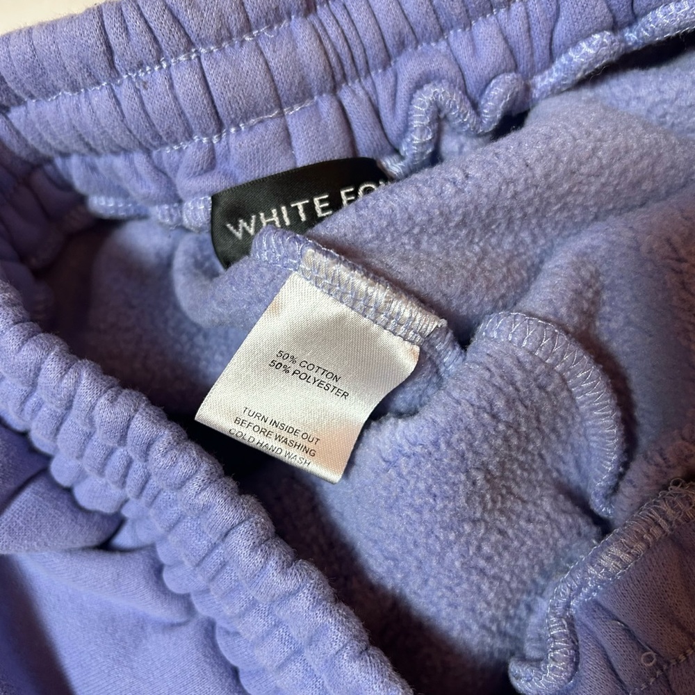White Fox Women's Project 5 Sweatpants in Grape - Picture 6 of 6